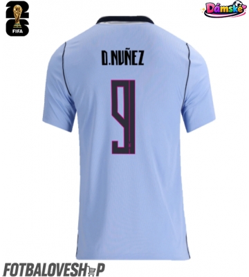 Uruguay Darwin Nunez #9 Dámské Domácí Dres MS 2026 Krátký Rukáv